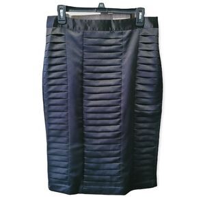 Worthington Black pleated pencil skirt